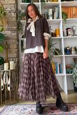 Fia Plaid Chiffon Skirt